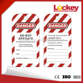 Safety Lockout Tag for Industrial Safety PVC Tag